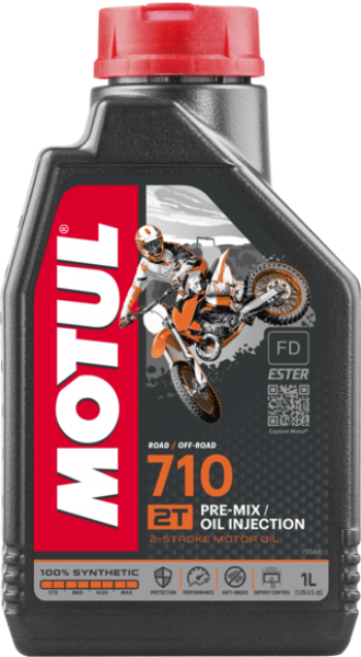 Motul 710 2T Motor Yağı (1 litre)
