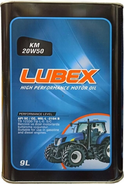 Lubex KM 20W-50 Motor Yağı (9 litre)