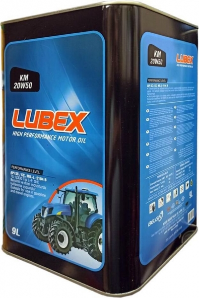 Lubex KM 20W-50 Motor Yağı (9 litre)