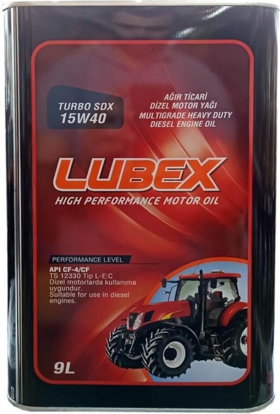 Lubex Turbo SDX 15W-40 Motor Yağı (9 litre)