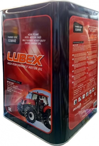 Lubex Turbo SDX 15W-40 Motor Yağı (9 litre)