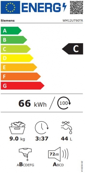 Siemens WM12UT90TR Çamaşır Makinesi