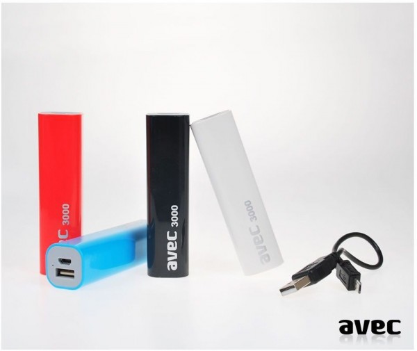 Avec 3000 3000 mAh Powerbank