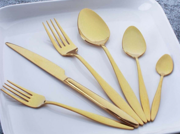 Acar Venice Gold 36 Parça Çatal Kaşık Bıçak Takımı