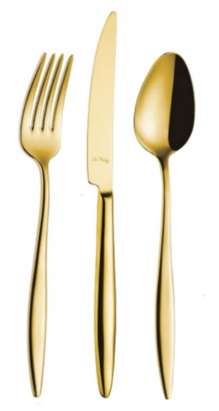 Aryıldız Elegant Mat Gold 24 Parça Çatal Kaşık Bıçak Takımı