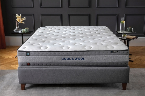 Yataş Bedding Cool Wool 160x200 cm Yaylı Yatak