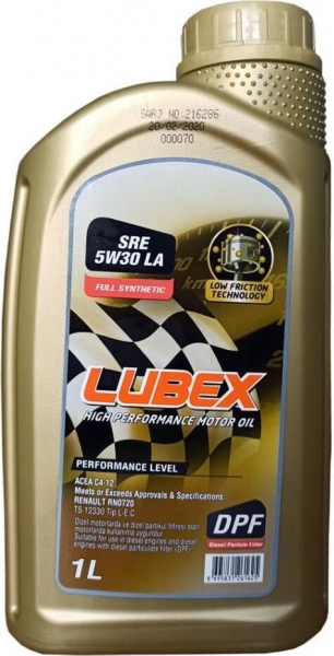 Lubex SRE 5W-30 LA Motor Yağı (1 litre)