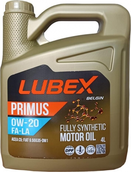Lubex Primus FA-LA 0W-20 Motor Yağı (4 litre)