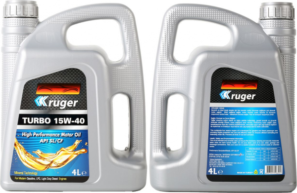 Kruger Turbo 15W-40 Motor Yağı (4 litre)