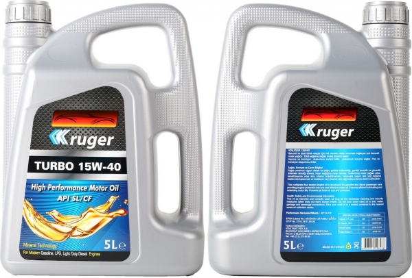 Kruger Turbo 15W-40 Motor Yağı (5 litre)
