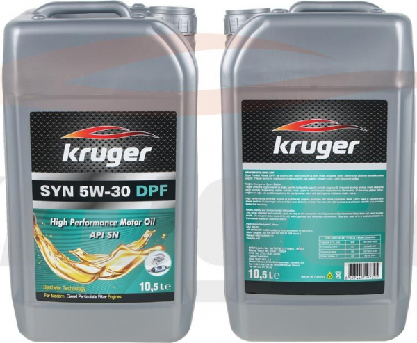 Kruger SYN 5W-30 DPF Motor Yağı (10.5 litre)