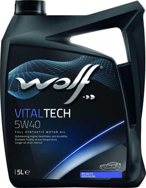 Wolf Vitaltech 5W-40 Motor Yağı (5 litre)