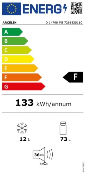 Arçelik D 14790 MB Buzdolabı