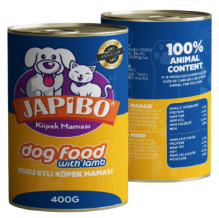 Japibo Tahılsız Kuzu Etli Yetişkin 400 gr Köpek Maması