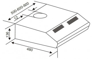 Cucinox KUV 9205 Aspiratör