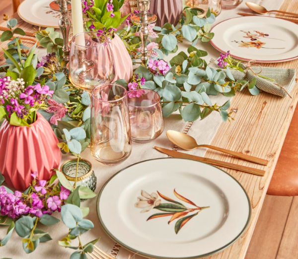 Bella Maison Garden Mix 12 Parça Yemek Takımı