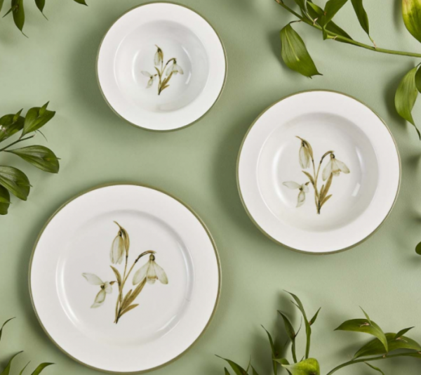 Bella Maison Garden Mix 12 Parça Yemek Takımı