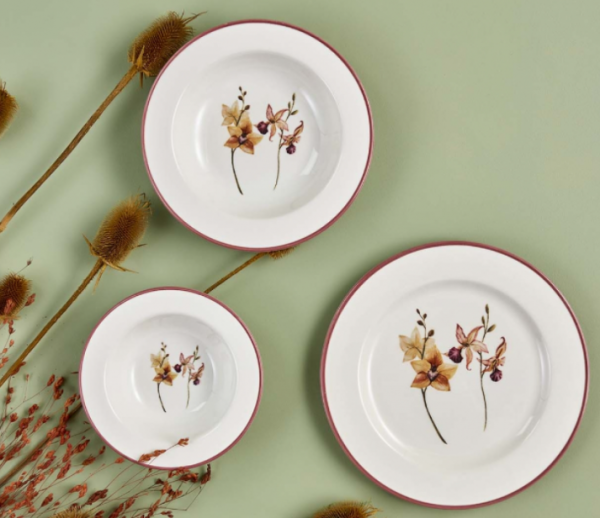Bella Maison Garden Mix 12 Parça Yemek Takımı