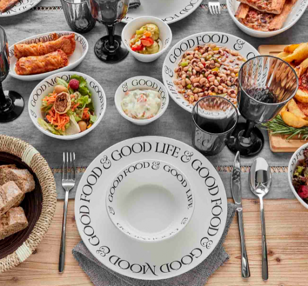 Bella Maison Motto 18 Parça Yemek Takımı