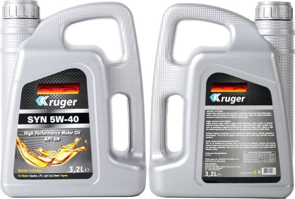 Kruger SYN 5W-40 Motor Yağı (3.2 litre)