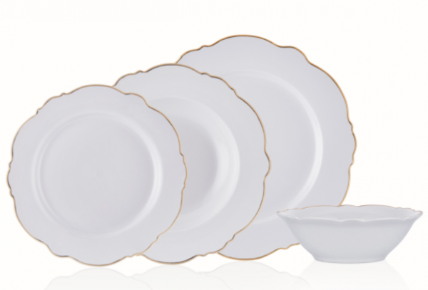 Bernardo White Daisy 24 Parça Yemek Takımı