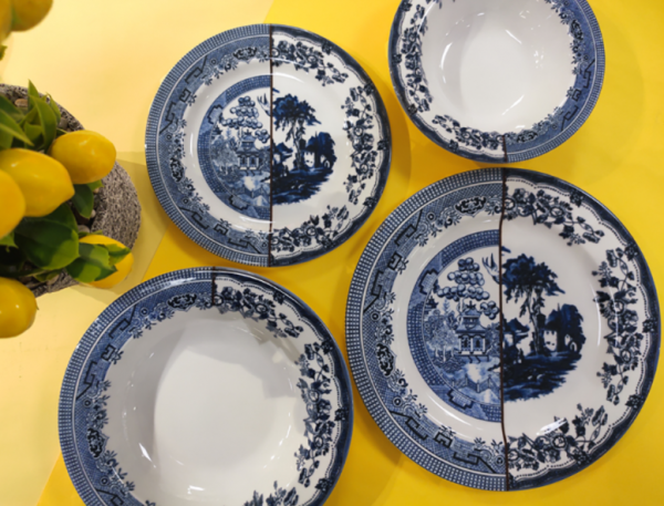 Bernardo Blue Tree 24 Parça Yemek Takımı