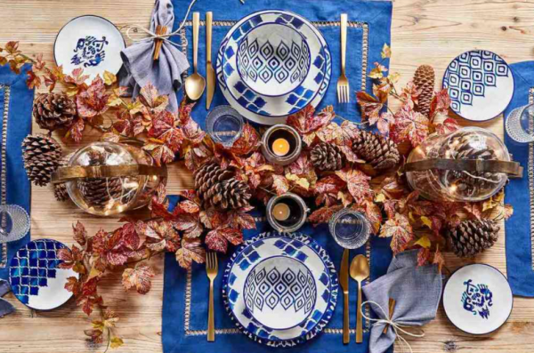 Bella Maison Blue Tile 48 Parça Yemek Takımı