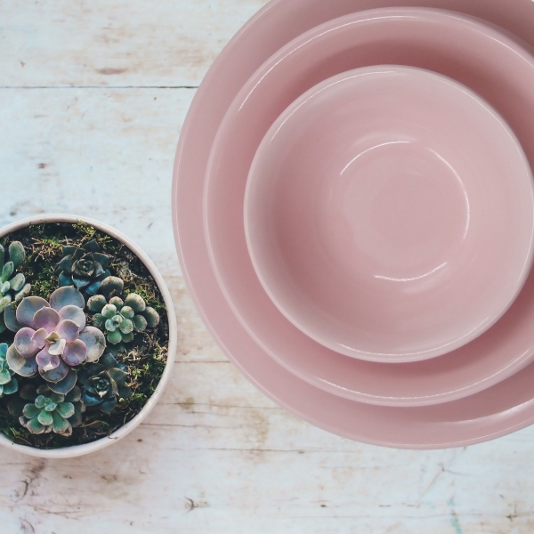 Arna Porselen Pembe 18 Parça Yemek Takımı (18 Parça)