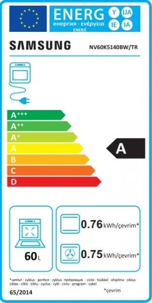 Samsung NV60K5140BW Ankastre Fırın