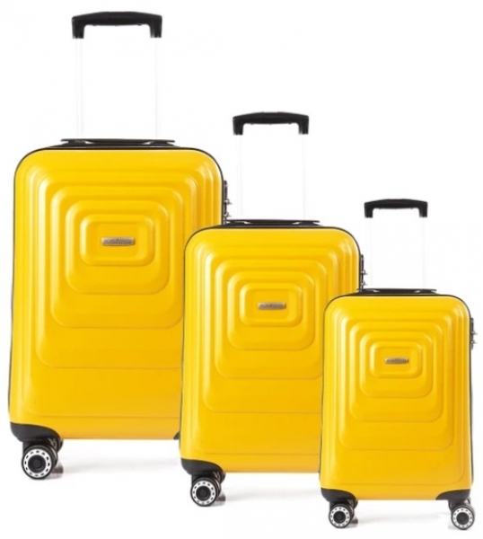 ÇÇS 5189 Abs 3'lü Valiz Seti