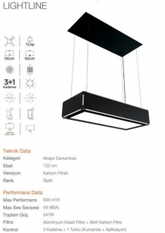 Silverline 4390 Lihtline Davlumbaz