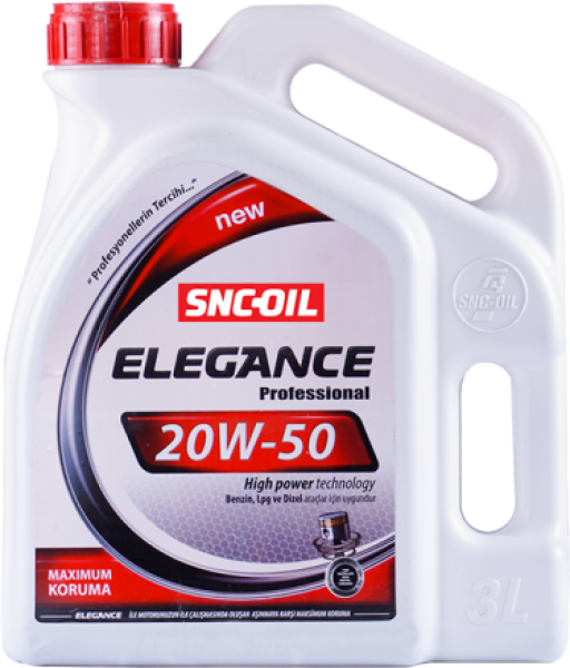 SNC-Oil Elegance Professional 20W-50 Motor Yağı (3 litre)