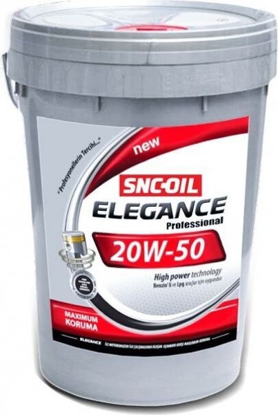 SNC-Oil Elegance Professional 20W-50 Motor Yağı (18 litre)