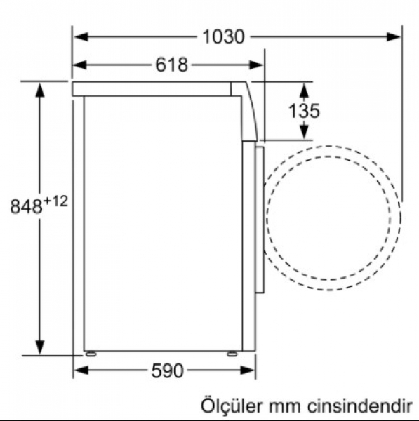 Profilo CMU12T90TR Çamaşır Makinesi