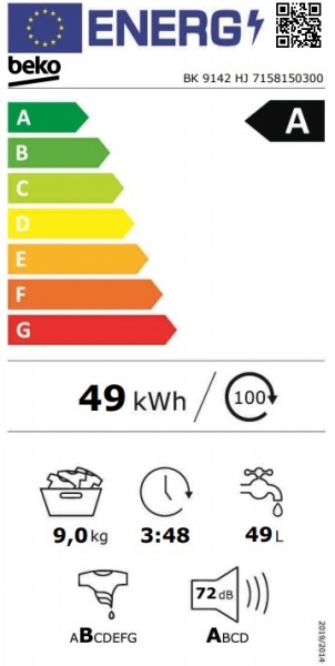 Beko BK 9142 HJ Çamaşır Makinesi