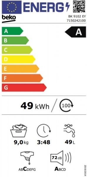Beko BK 9102 EY Çamaşır Makinesi