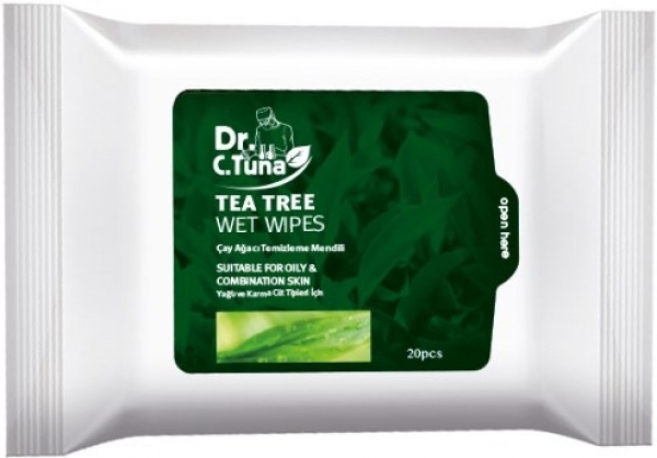 Farmasi Dr.C.Tuna Çay Ağacı Temizleme Mendili