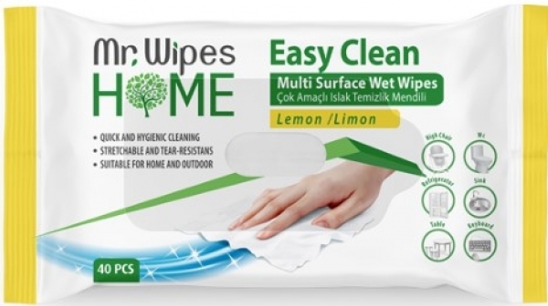 Farmasi Mr.Wipers Easy Clean Limon Kokulu Temizleme Mendili
