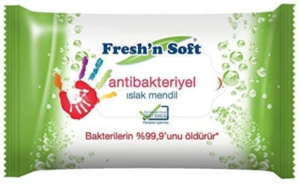 Fresh'n Soft Antibakteriyel Islak Mendil (60 Yaprak)