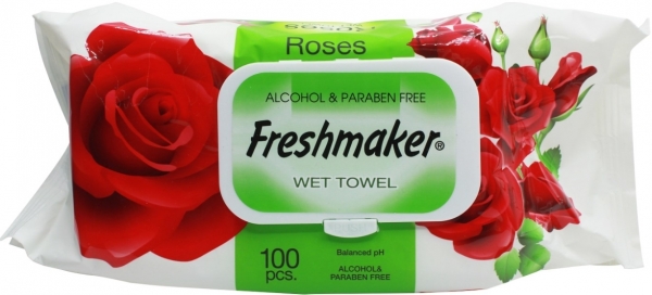 Freshmaker Gül Kokulu Islak Mendil