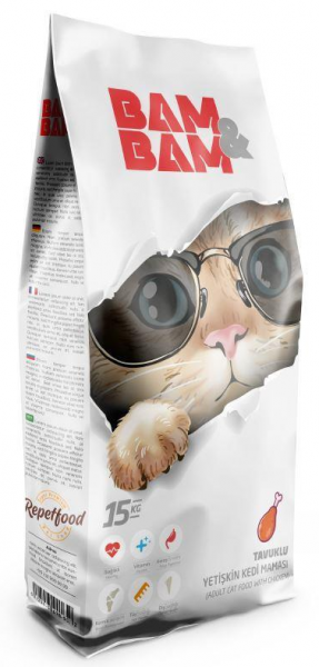 Bam&Bam Bam&bam Tavuk Etli Yetişkin 15 kg Kedi Maması