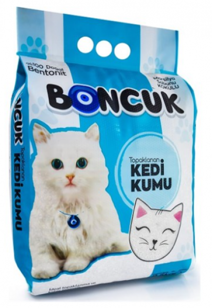 Boncuk Doğal Bentonit Marsilya Sabunu 5 lt Kedi Kumu (5 lt)