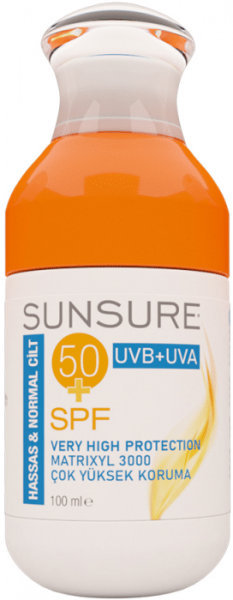 Dermo Clean Sunsure Hassas Ciltler 50 Spf 100 ml