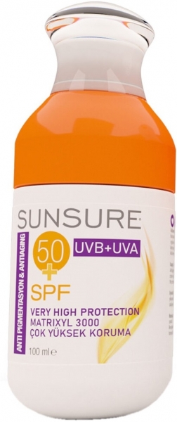 Dermo Clean Sunsure Antipigmentasyon 50 Spf 100 ml