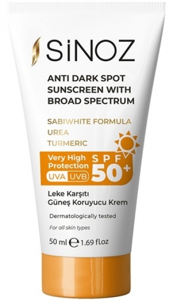 Sinoz Leke Karşıtı Spf 50+ 50 ml