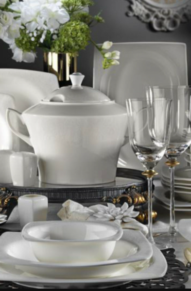 Kütahya Porselen Bone Mare 955921 62 Parça Yemek Takımı