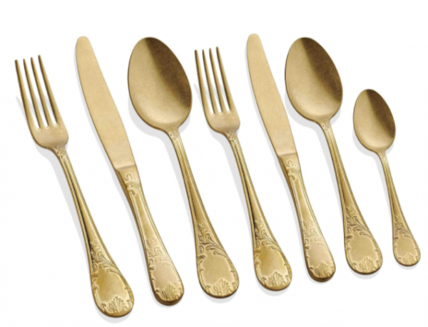 The Mia Mensa Antik Gold 42 Parça Çatal Kaşık Bıçak Takımı