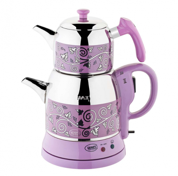 Özkent Menekşe Çay Keyfi K-662 Çay Makinesi (Lila / Pembe / Siyah)
