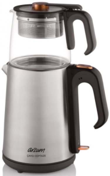 Arzum AR3024 Çaycı Heptaze Çay Makinesi (Inox / Mavi)