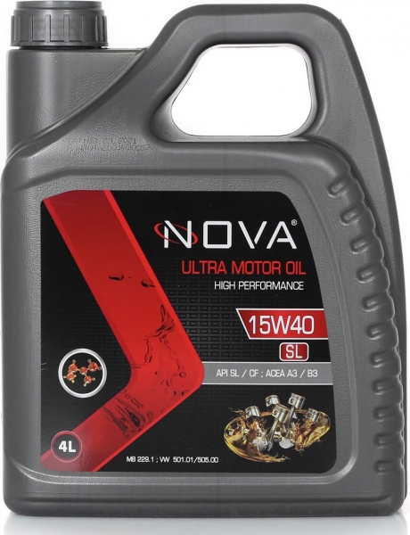 Nova 15W-40 SL Motor Yağı (4 litre)